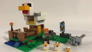 lego chicken coop minecraft build
