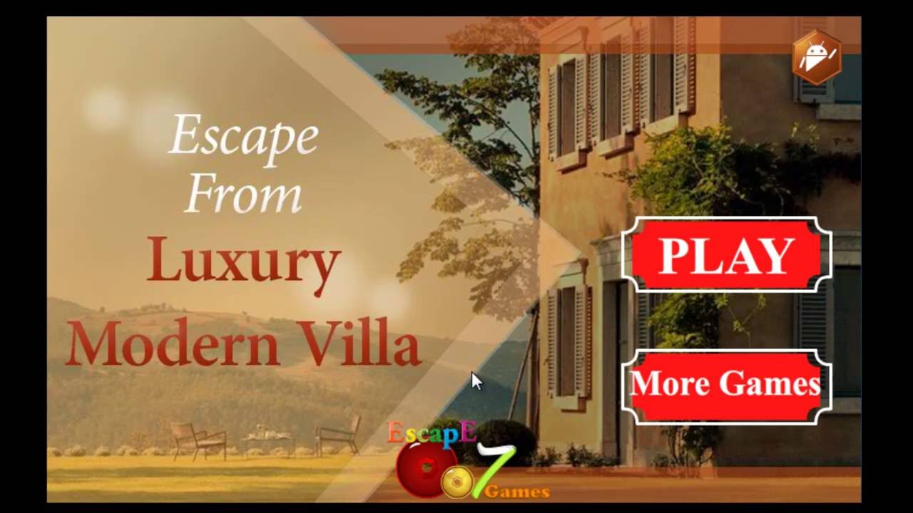 Escape From Luxury Modern Villa Escape 007 Games Walkthrough