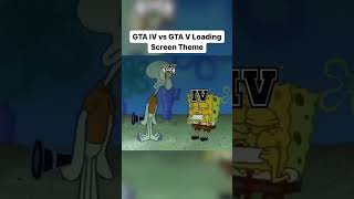 GTA V Loading theme vs GTA IV Loading theme. #gta5 #gta4 #shorts #games #memes