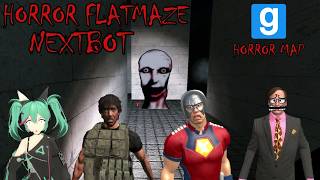 CAN WE ESCAPE THIS SCARY NEXTBOT MAZE?! (Gmod Horror Map)