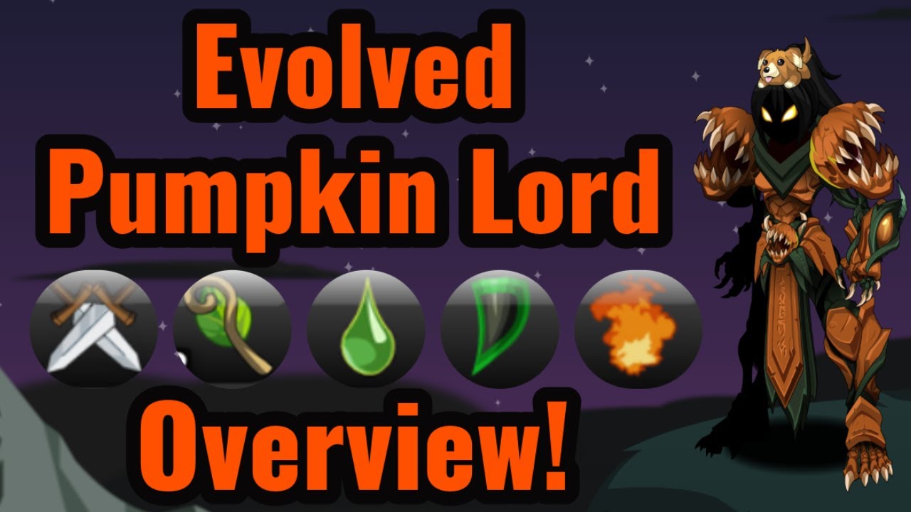 AQW Class Hall (B) - Evolved Pumpkin Lord Overview - YouTube