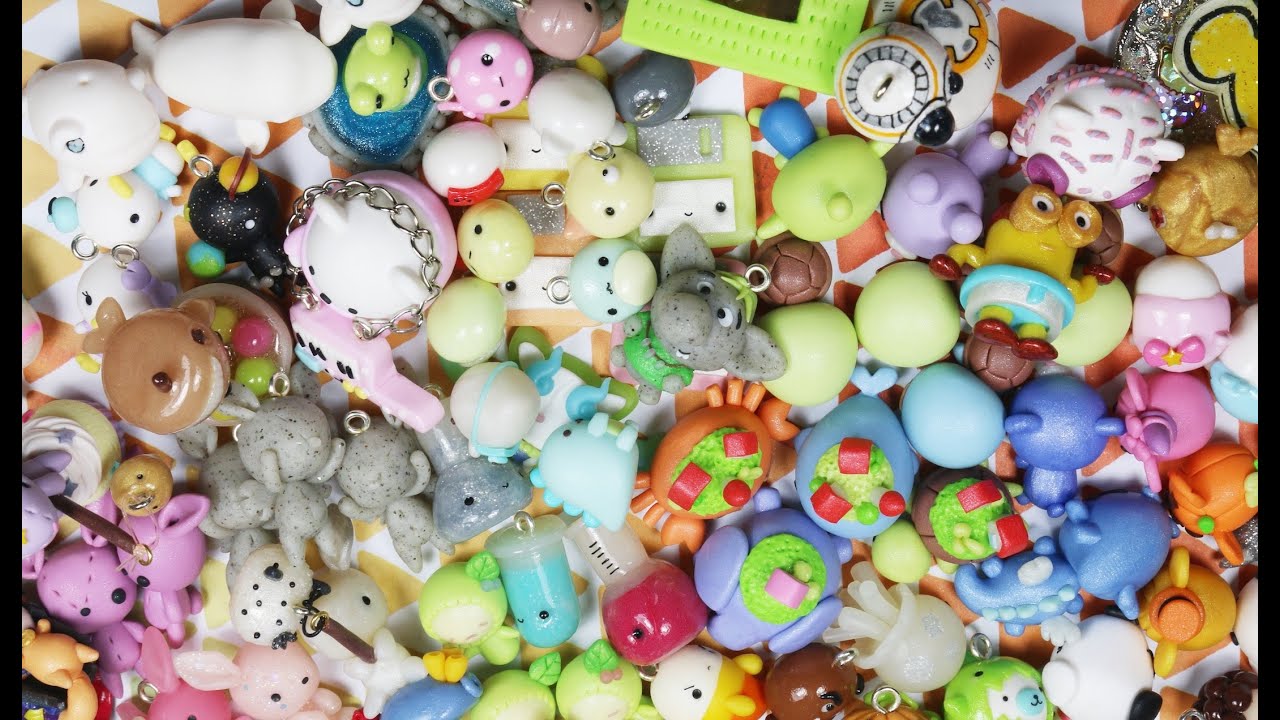 Charm Update #27: 80+ charms! Sleeping animals, chibis, and resin ...
