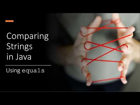 Comparing Strings in Java using equals()