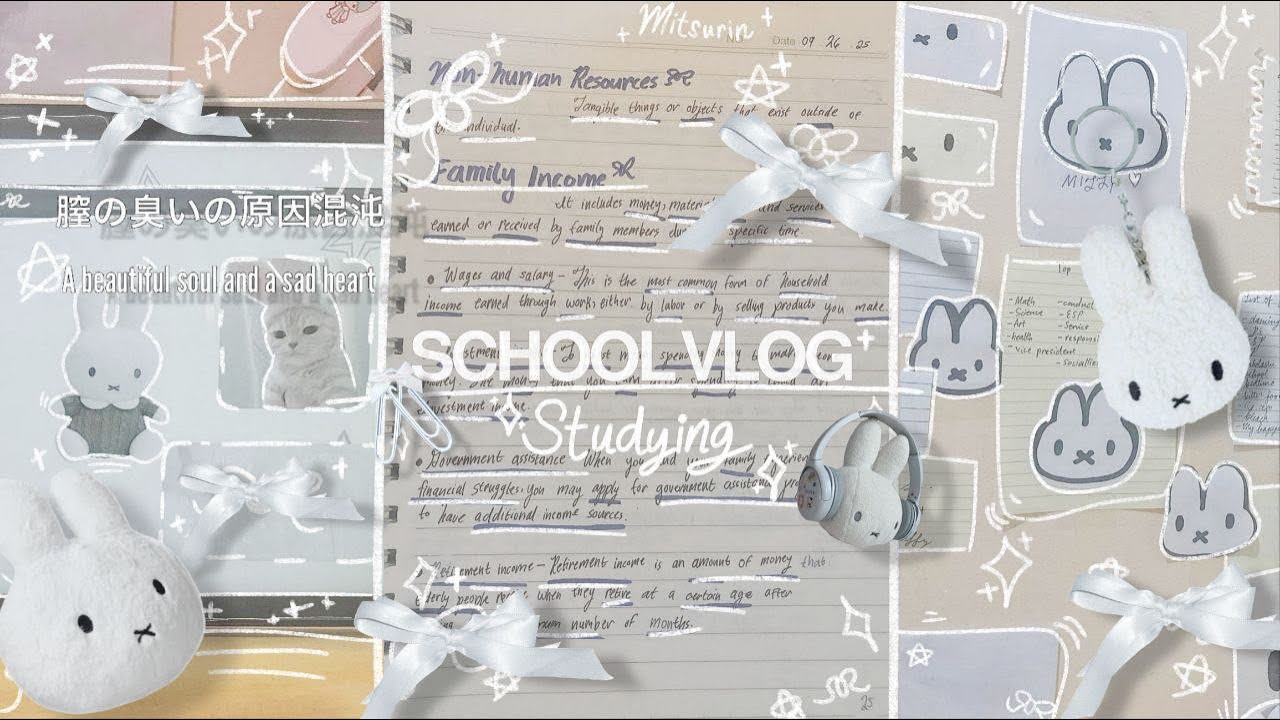 SCHOOL VLOG📃: Studying, Drawing, Presscon, Projects, Grades, Productive, With Honors 