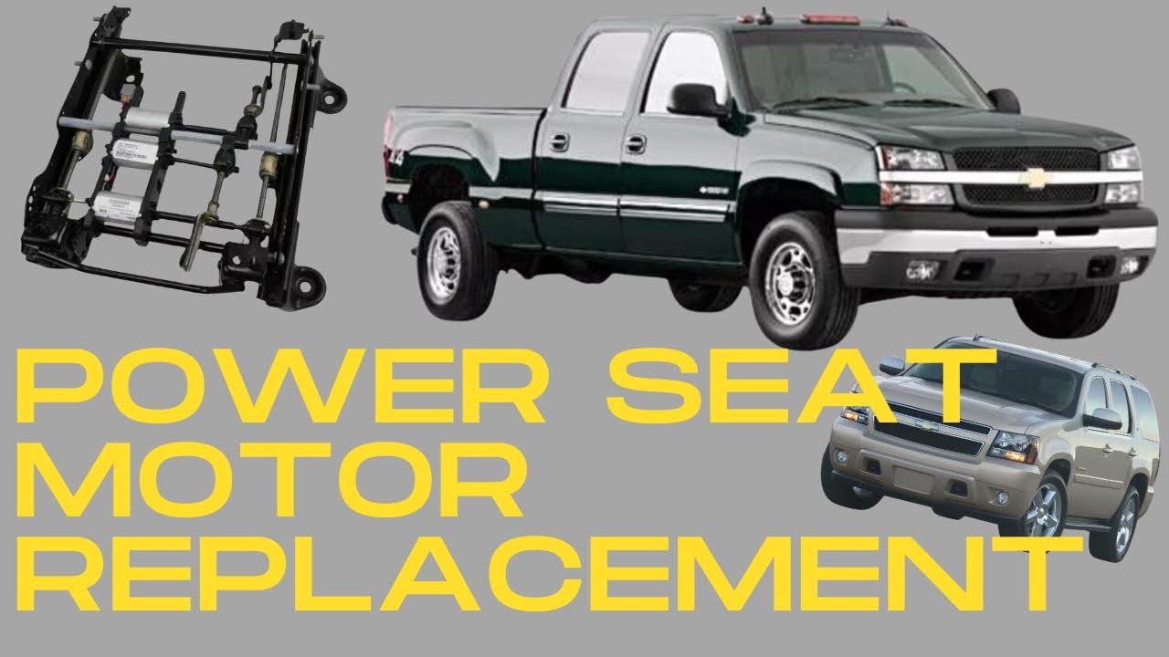 Power seat motor replacement YouTube