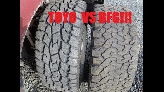 OPEN COUNTRY AT2 EXTREME VS BFG KO2 REVIEW!!!!!WHAT IS BETTER?????