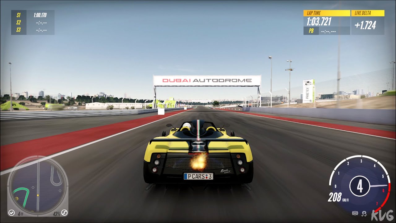 Project CARS 3 - Dubai Autodrome GP - Gameplay (PS4 HD) [1080p60FPS]