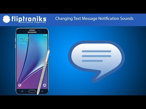 Samsung Galaxy Note 5: How to Change Text Messages Notification Sound - Fliptroniks.com