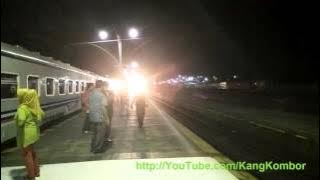 Download lagu Kereta Api Senja Utama Solo Masuk Stasiun Purwokerto Diiringi Lagu Sungai Serayu Yang Syahdu