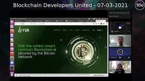 Create an RSK dApp | RootStock | Blockchain Developers United | 07-03-2021 | Part 2 of 8