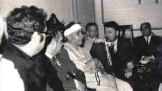 الشيخ مصطفي اسماعيل الحجرات وق جامع الشيخ المغربي سوريا 1957 