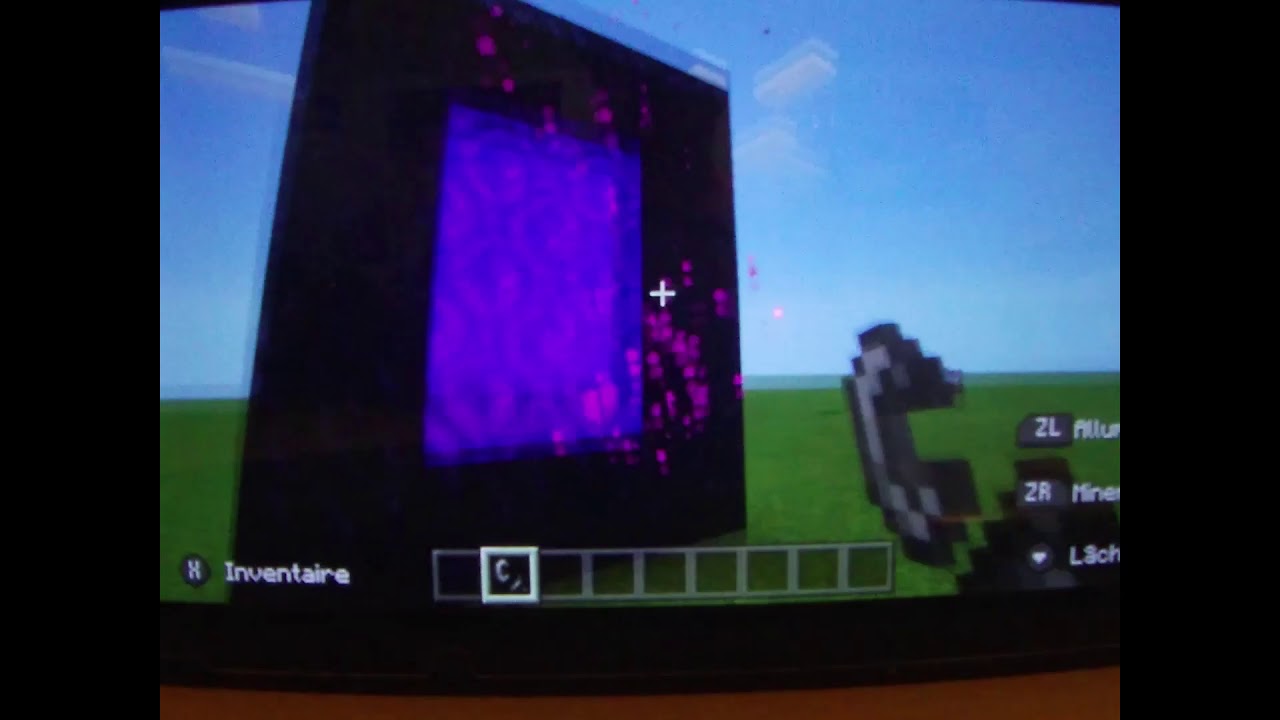 Comment faire le portail du Nether de Minecraft SWITCH . - YouTube