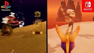 Spyro 2: Ripto's Rage - Skeleton Dance Comparison