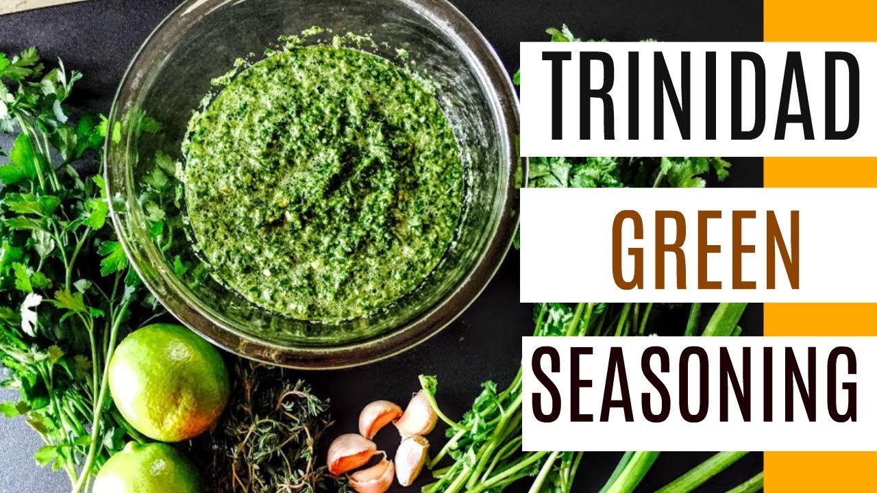 The Most Amazing Trinidad Green Seasoning - YouTube