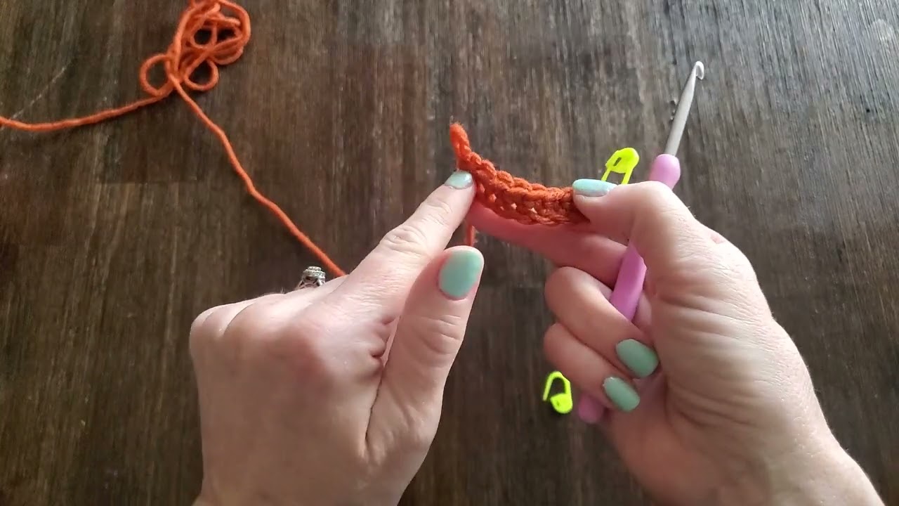 Using Stitch Markers for Single Crochet Beginners Crochet