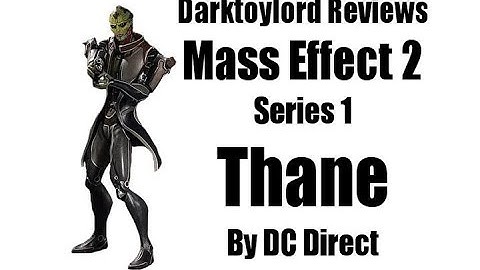 Darktoylord Reviews: Mass Effect 2 Series 1 Thane Action Figure By DC Direct