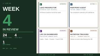 Week 4: I Automated My Outreach, Built 4 Tools, and Pushed to GitHub