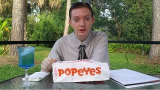 Popeyes Cheddar Biscuit Butterfly Shrimp  Food Review