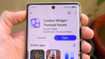 Control Widget Themed Panels App Kaise Use Kare || How to use control widget themed panels app