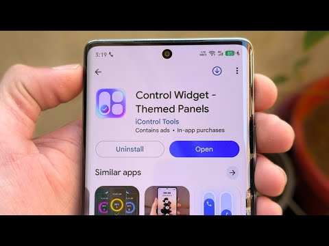 Control Widget Themed Panels App Kaise Use Kare || How to use control widget themed panels app