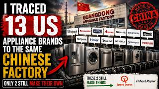 I Traced 13 US Appliance Brands to the Same Chinese Factory — Only 2 Still Make Their Own