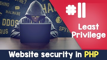 #11 Least privilege | PHP Website Security & hacking protection | Quick programming tutorial