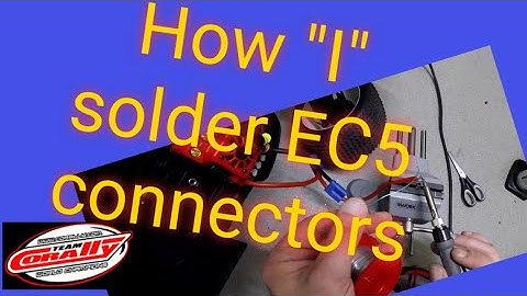 How "I" solder EC5 connectors