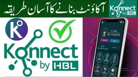 Hbl konnect account banane ka tarika | hbl konnect account kaise bnain | create hbl konnect account 