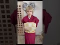 2分でわかる前結び二重太鼓 #着物 #着付け教室