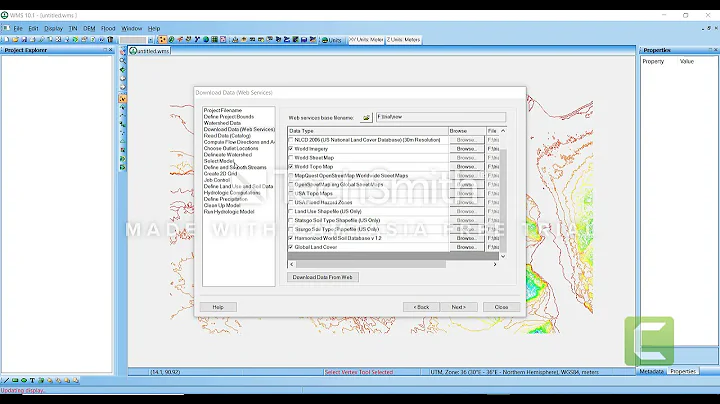 downlooding dem, world topoghraphy map, land use a...