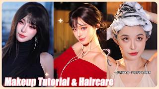 Mitsuisen✨Aesthetic Korean Makeup Tutorial✨Viral makeup tutorial & haircare☘️Beauty Secrets🌿553