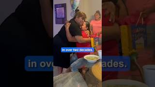 Parents surprise daughter after 23 years apart 🥹❤️