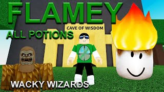 How to Unlock Flamey Wacky Wizards Roblox All Potions New Update
