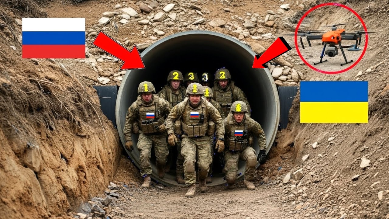 Ukrainian Drone Attack on Russian Tunnel