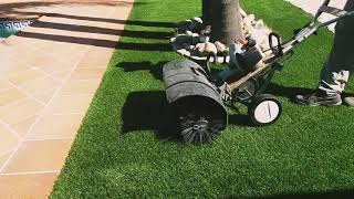 Укладка искусственного газона | Installation of artificial grass | Instalação de relva artificial