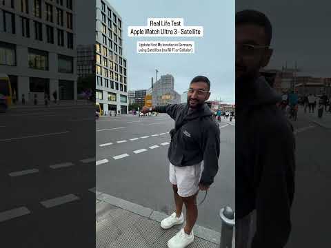 Apple Watch Ultra 3 real-life Satellite Test! I updated my location on Find My Friends using