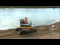 Hyundai 380 Long Reach Digging Sand 