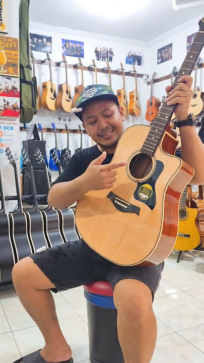 gitar original local sekarang itu ganas-ganas kualitasnya Bos #gitarakustik #guitar #gitarpemula
