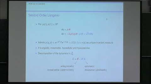 SIN | Dr. Michela Ottobre | Sampling with non-reversible dynamics