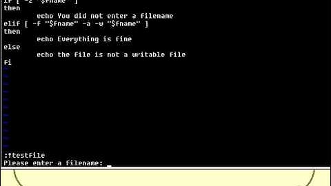 05. Unix Shell Scripting Tutorial - Conditional Code (Part 4)