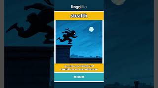 🇬🇧 Stealth Meaning : Flash Card : Learn English Vocabulary