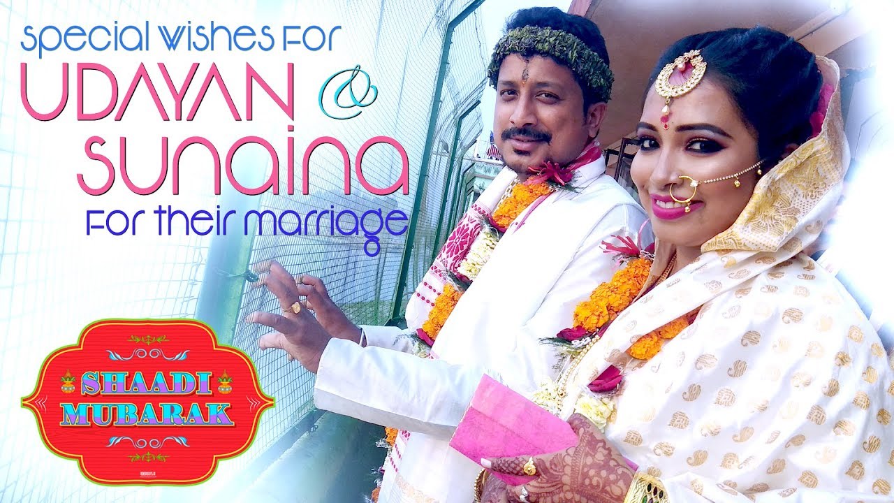  Damini Mega Serial Actor Udayan Duwarah  Marriage Wishes  Sunaina Duwarah