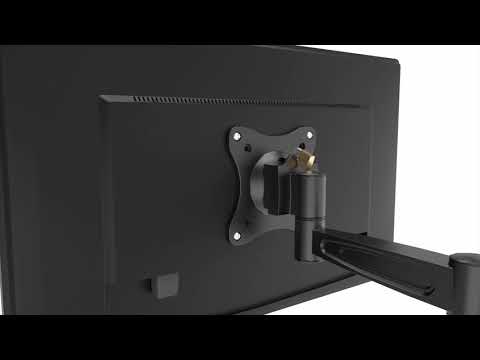 Maclean MC-628 Monitor Desk Mount Bracket Stand Universal Arm LCD 15kg Adjustable VESA Monitor Desk