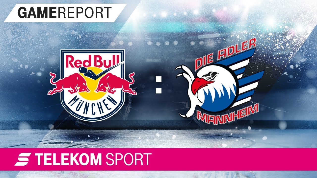 EHC Red Bull München - Adler Mannheim | Halbfinale, Spiel 1, 17/18 | Telekom Sport