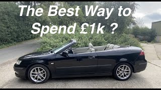 Saab 93 Convertible Review  The Best Value £1000 Car ?