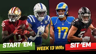 Start Em, Sit Em WRs: Week 13