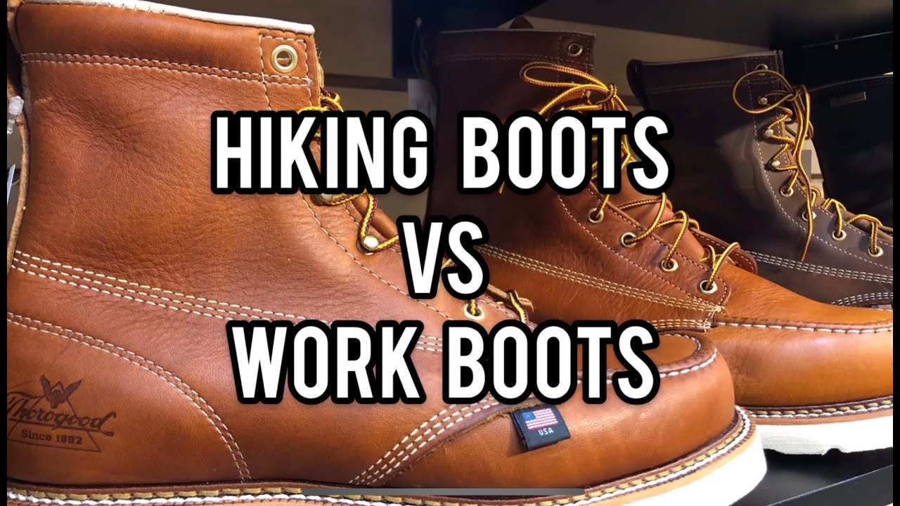 Work Boots vs Hiking Boots - YouTube