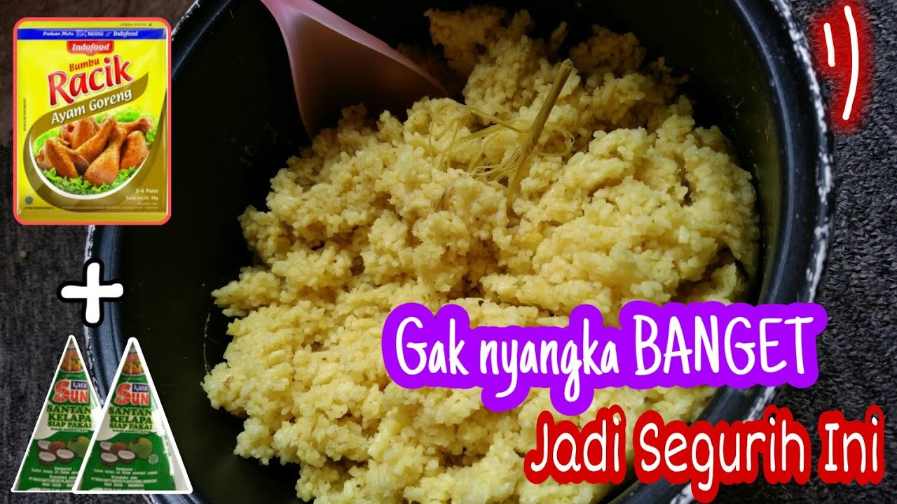  Nasi  kuning  bumbu racik gurih banget nasi  kuning  simple 