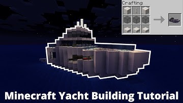 Minecraft: How to Build a Luxury Yacht (Building Tutorial)
