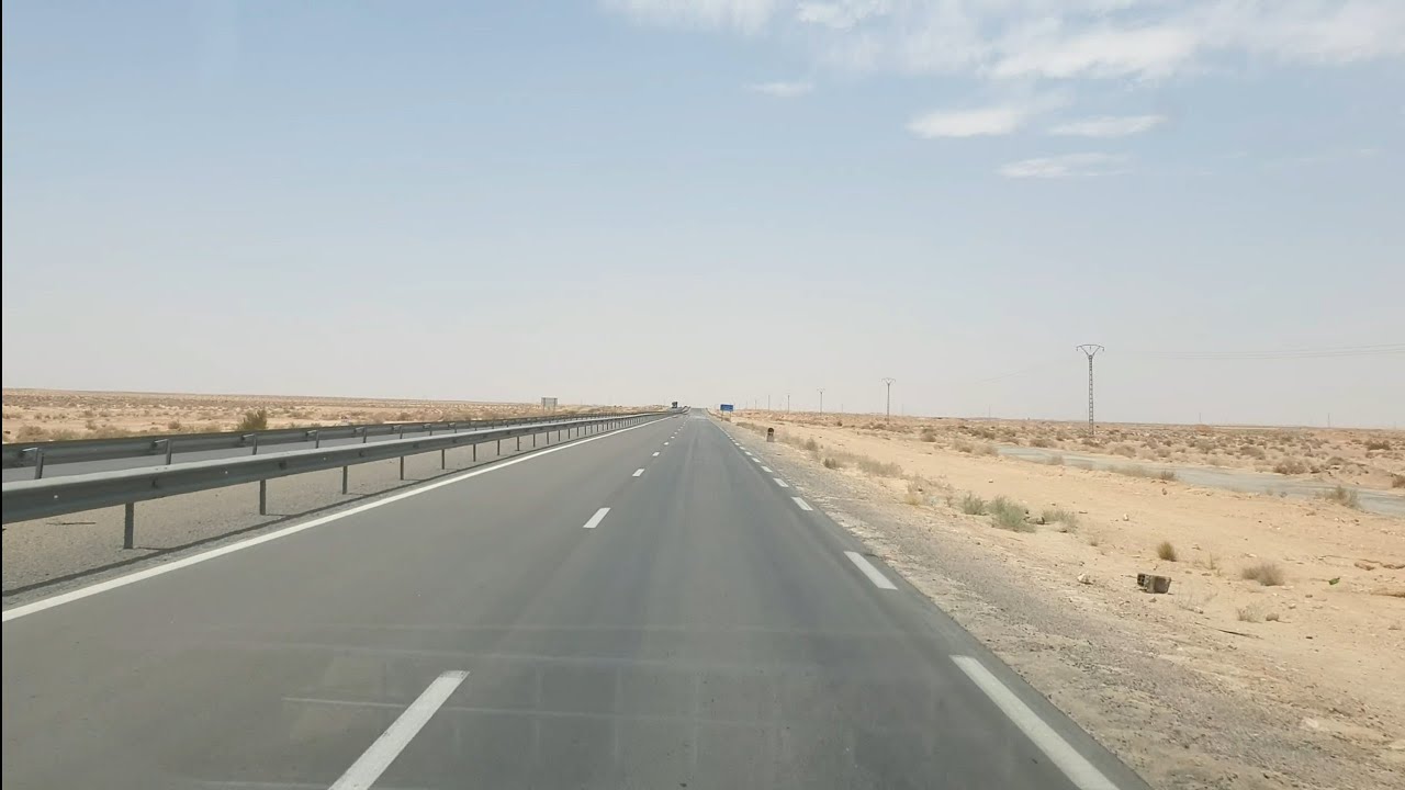 Annaba ouargla El Meghaier Algeria (part 04)- car Driving - #algeria #annaba #ouargla #constantine